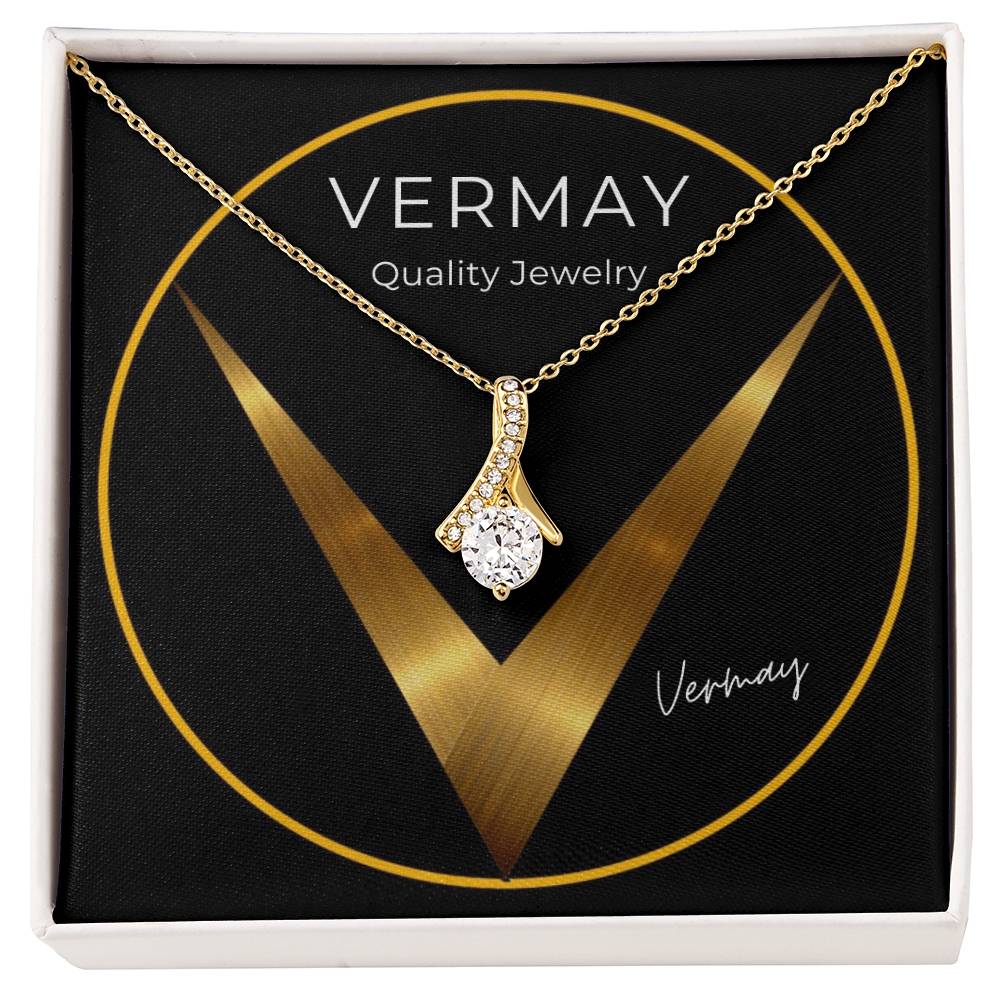 Zirconia love neckless
