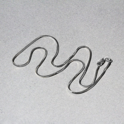 14k White Gold Milano Chain (1.10 mm)