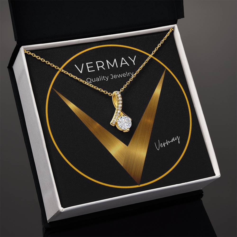 Zirconia love neckless