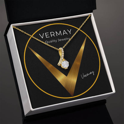 Zirconia love neckless