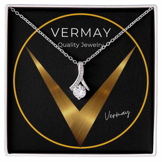 Zirconia love neckless