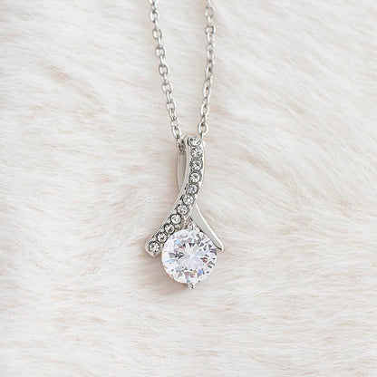 Gold finish neckless with zircon