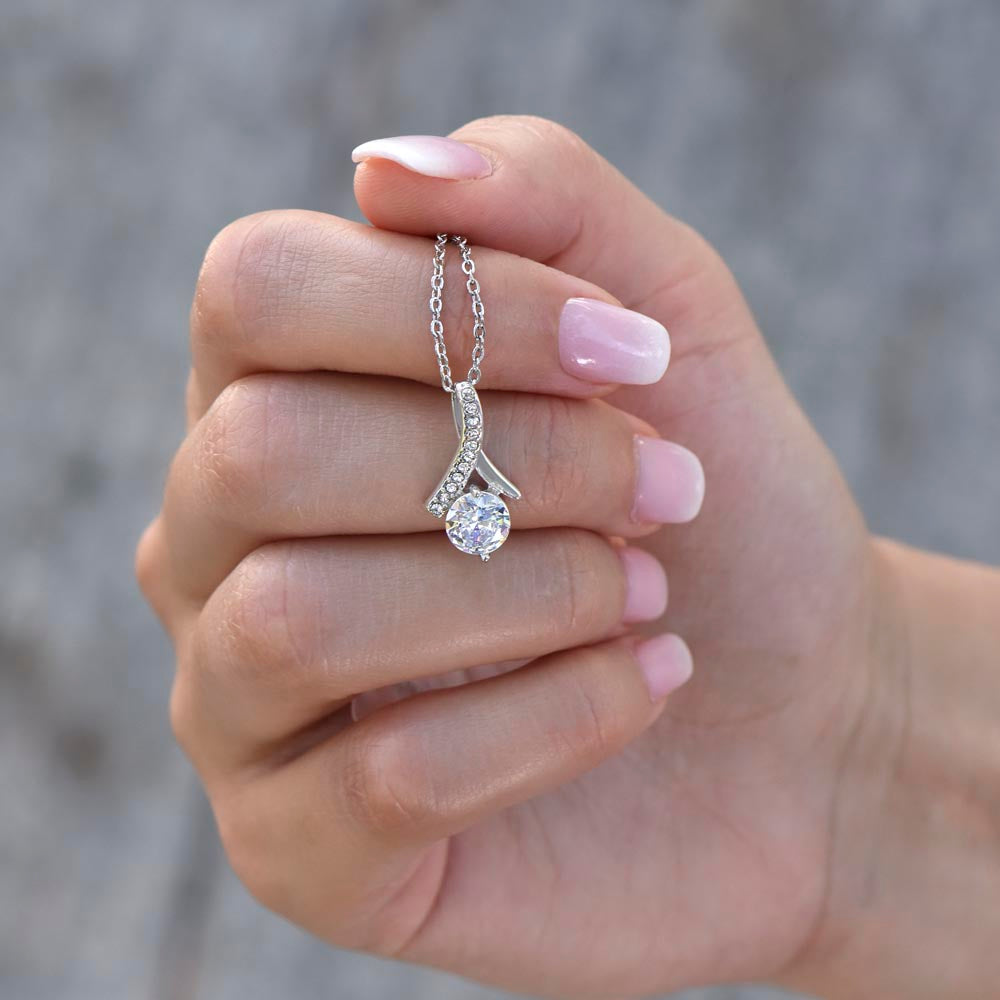 Zirconia love neckless