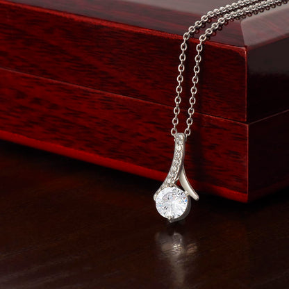 Zirconia love neckless